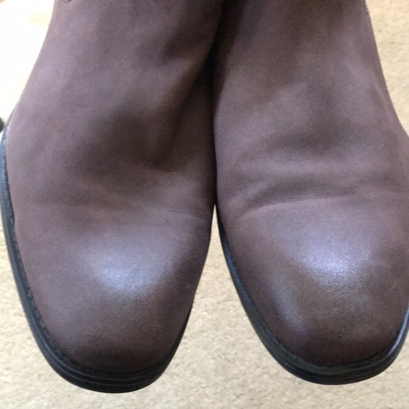 Steve Madden Ortholite Chelsea Slip On Pull On Ankle Suede Brown Boots-Size 13 - Picture 6 of 10